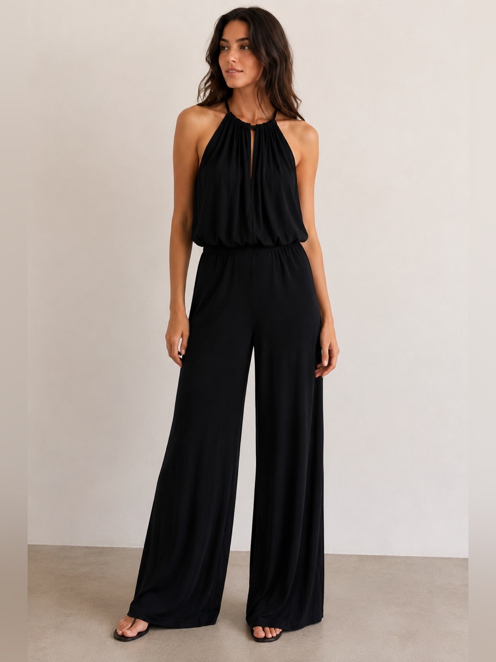 Young Fabulous & Broke Flowy Wide Leg Modal Jumpsuit Size M NWT